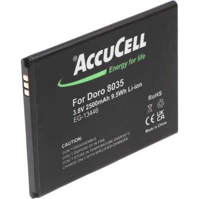 AccuCell - DBT-2500A - 2500mAh - 3.8V Li-ion - Battery AccuCell - DBT-2500A - 2500mAh - 3.8V Li-ion - Battery