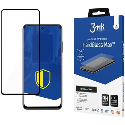3MK Xiaomi Redmi Note 10/10s 4G - HardGlass Max Black (1 Stk., Xiaomi Redmi Note 10), Smartphone Schutzfolie, Schwarz 3MK Xiaomi Redmi Note 10/10s 4G - HardGlass Max Black (1 Stk., Xiaomi Redmi Note 10), Smartphone Schutzfolie, Schwarz