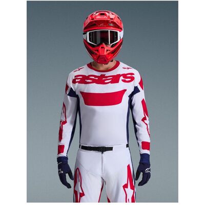 Alpinestars, Herren, Velotrikot, Jersey Racer Riway White (S), Weiss, S Alpinestars, Herren, Velotrikot, Jersey Racer Riway White (S), Weiss, S