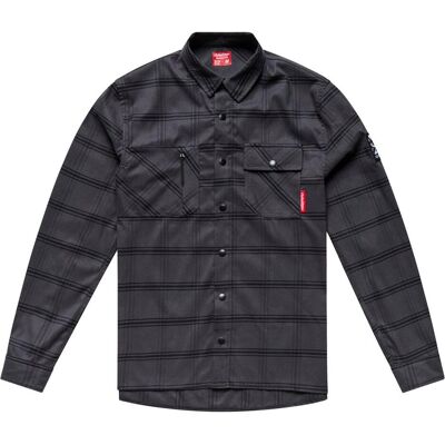 Troy Lee Designs, Herren, Velotrikot, Ruckus Ride Flannel, YD Plaid, coal, M (M), Schwarz, Grau, M Troy Lee Designs, Herren, Velotrikot, Ruckus Ride Flannel, YD Plaid, coal, M (M), Schwarz, Grau, M