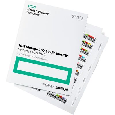 HP LTO10 BARCODELABEL (100+10) (LTO), Cartridge HP LTO10 BARCODELABEL (100+10) (LTO), Cartridge