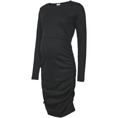 Mamalicious, Damen, Kleider, Mlemily June Ls Jrs Short Dress 2f, Schwarz, (XS) Mamalicious, Damen, Kleider, Mlemily June Ls Jrs Short Dress 2f, Schwarz, (XS)