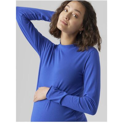 Mamalicious, Damen, Kleider, MLMIA Umstandskleid, kurz, Blau, (M) Mamalicious, Damen, Kleider, MLMIA Umstandskleid, kurz, Blau, (M)