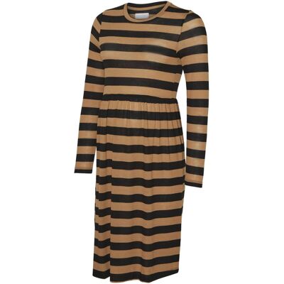 Mamalicious, Damen, Kleider, MLNELLIE LS JRS ABK DRESS A. E. Kleid, Schwarz, (M) Mamalicious, Damen, Kleider, MLNELLIE LS JRS ABK DRESS A. E. Kleid, Schwarz, (M)