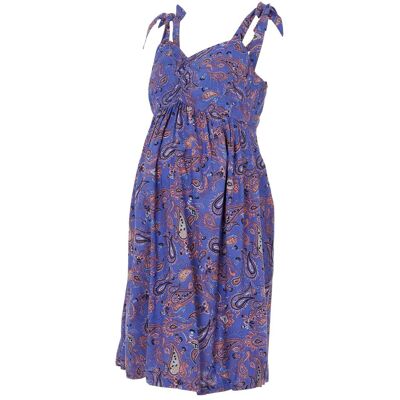 Mamalicious, Damen, Kleider, MLTULI Umstandskleid, Blau, (M) Mamalicious, Damen, Kleider, MLTULI Umstandskleid, Blau, (M)