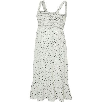Mamalicious, Damen, Kleider, Umstandskleid, Weiss, (L) Mamalicious, Damen, Kleider, Umstandskleid, Weiss, (L)