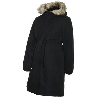 Mamalicious, Damen, Tragejacken, Umstands-mantel Langer Parka, Schwarz, (M) Mamalicious, Damen, Tragejacken, Umstands-mantel Langer Parka, Schwarz, (M)