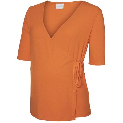 Mamalicious, Damen, Blusen, Umstandstop, Orange, (M) Mamalicious, Damen, Blusen, Umstandstop, Orange, (M)
