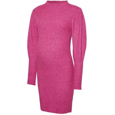 Mamalicious, Damen, Kleider, Gestricktes Umstandskleid, Violett, (M) Mamalicious, Damen, Kleider, Gestricktes Umstandskleid, Violett, (M)