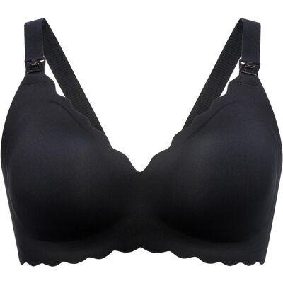 Momcozy, Still-BHs, Yn46 Seamless Support Floral Nursing Bra Black 3xl, Schwarz, (3XL) Momcozy, Still-BHs, Yn46 Seamless Support Floral Nursing Bra Black 3xl, Schwarz, (3XL)