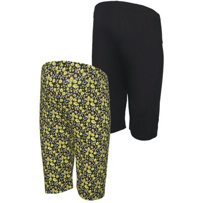 Mamalicious, Damen, Shorts, MLAMBER 2er-Pack Umstandsradlerhose, Schwarz, (M) Mamalicious, Damen, Shorts, MLAMBER 2er-Pack Umstandsradlerhose, Schwarz, (M)