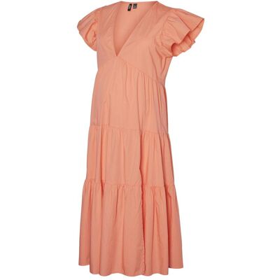 Vero Moda Maternity, Damen, Kleider, Umstandskleid, Orange, (M) Vero Moda Maternity, Damen, Kleider, Umstandskleid, Orange, (M)