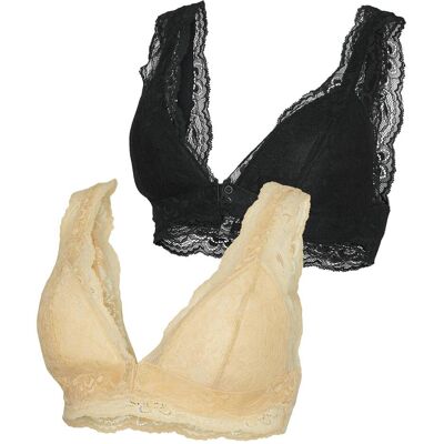 Mamalicious, Still-BHs, MLNEWSENIA 2er-Pack 2-in-1-BH, Orange, (S) Mamalicious, Still-BHs, MLNEWSENIA 2er-Pack 2-in-1-BH, Orange, (S)