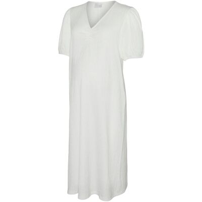 Mamalicious, Damen, Kleider, Umstandskleid, kurz, Weiss, (M) Mamalicious, Damen, Kleider, Umstandskleid, kurz, Weiss, (M)