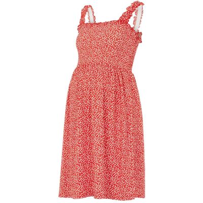 Mamalicious, Damen, Kleider, MLBELLA Umstandskleid, Rot, (M) Mamalicious, Damen, Kleider, MLBELLA Umstandskleid, Rot, (M)