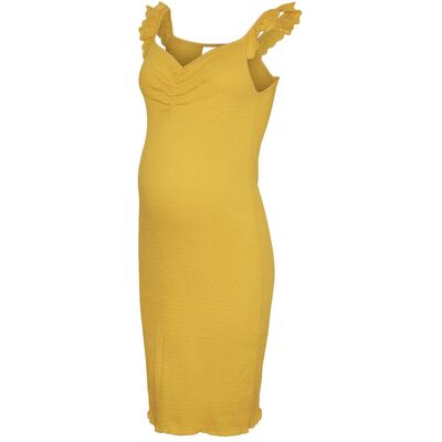 Mamalicious, Damen, Kleider, Umstandskleid, Orange, (S) Mamalicious, Damen, Kleider, Umstandskleid, Orange, (S)