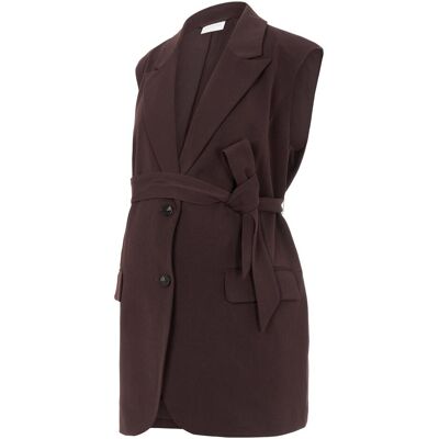 Mamalicious, Damen, Anzüge, MLELORA Umstandsblazer, Braun, (XL) Mamalicious, Damen, Anzüge, MLELORA Umstandsblazer, Braun, (XL)