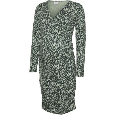Mamalicious, Damen, Kleider, MLEBBA TESS LS JRS DRESS 2F A. Kleid, Grün, (M) Mamalicious, Damen, Kleider, MLEBBA TESS LS JRS DRESS 2F A. Kleid, Grün, (M)
