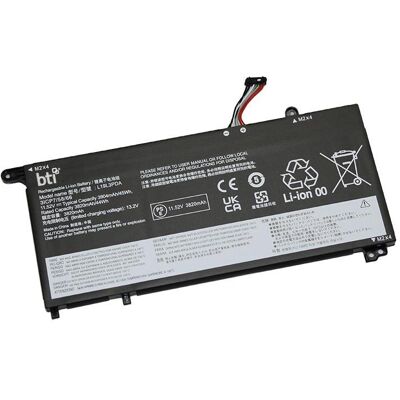 BTI replacement 3 cell battery for LENOVO THINKBOOK 14 G4 THINKBOOK 14 G5 THINKBOOK 15 G4 THINKBOOK 15 (3 Zellen, 3800 mAh), Notebook Akku, Schwarz BTI replacement 3 cell battery for LENOVO THINKBOOK 14 G4 THINKBOOK 14 G5 THINKBOOK 15 G4 THINKBOOK 15 (3 Zellen, 3800 mAh), Notebook Akku, Schwarz
