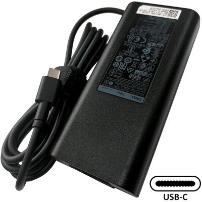 SIL 65W Netzadapter 5V/9V/15V/20V, USB-C, Original DELL CJG9W (65 W), Notebook Netzteil, Schwarz SIL 65W Netzadapter 5V/9V/15V/20V, USB-C, Original DELL CJG9W (65 W), Notebook Netzteil, Schwarz