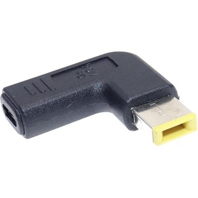 PowerGuard USB-C to Lenovo Square Notebook PD Charger Adapter 65W 20V (10.5 x 4.2mm) (65 W), Notebook Netzteil, Schwarz PowerGuard USB-C to Lenovo Square Notebook PD Charger Adapter 65W 20V (10.5 x 4.2mm) (65 W), Notebook Netzteil, Schwarz