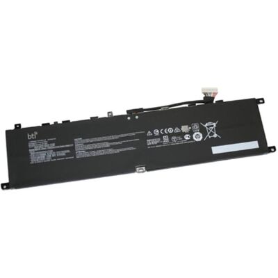 BTI replacement 4-cell Battery for MSI GP66 10UE-065ES GP66 10UE-084IT GP66 10UE-202PL GP66 10UE-208TR (4 Zellen, 4280 mAh), Notebook Akku, Schwarz BTI replacement 4-cell Battery for MSI GP66 10UE-065ES GP66 10UE-084IT GP66 10UE-202PL GP66 10UE-208TR (4 Zellen, 4280 mAh), Notebook Akku, Schwarz