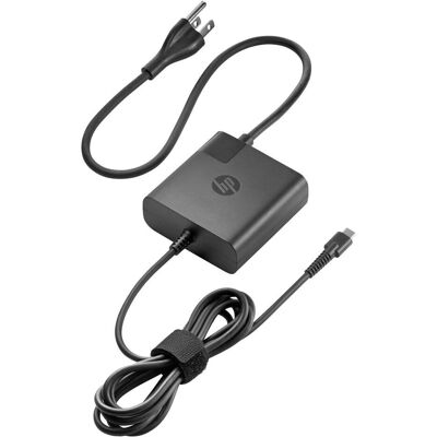 HP USB-C-Netzadapter für unterwegs (65 W), Notebook Netzteil, Schwarz HP USB-C-Netzadapter für unterwegs (65 W), Notebook Netzteil, Schwarz