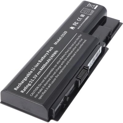 AccuCell Akku passend für ACER Aspire 5310 series, 6530 series, Li-Ion, 11,1V, 4400mAh, 48,8Wh, black (4400 mAh), Notebook Akku, Schwarz AccuCell Akku passend für ACER Aspire 5310 series, 6530 series, Li-Ion, 11,1V, 4400mAh, 48,8Wh, black (4400 mAh), Notebook Akku, Schwarz