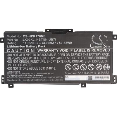 AccuCell - LK03XL - 11.55V - 4400mAh - Laptop Akku AccuCell - LK03XL - 11.55V - 4400mAh - Laptop Akku