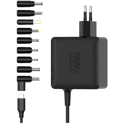 Port Designs Power Supply GaN 65W - PLUG IN - UNIVERSAL - UK (65 W), Notebook Netzteil, Schwarz Port Designs Power Supply GaN 65W - PLUG IN - UNIVERSAL - UK (65 W), Notebook Netzteil, Schwarz