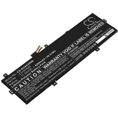 OEM Battery C31N1620 for Asus ZenBook UX430 etc. 4200mAh, 11.55V (4400 mAh), Notebook Akku OEM Battery C31N1620 for Asus ZenBook UX430 etc. 4200mAh, 11.55V (4400 mAh), Notebook Akku