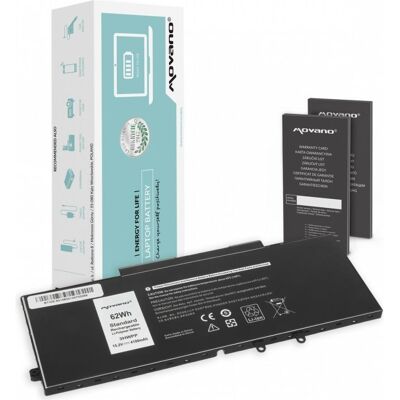 Movano Bateria 3HWPP do Dell Latitude 5401 5410 5501 5510 - 4100 mAh (62 Wh) (4100 mAh), Notebook Akku, Schwarz Movano Bateria 3HWPP do Dell Latitude 5401 5410 5501 5510 - 4100 mAh (62 Wh) (4100 mAh), Notebook Akku, Schwarz