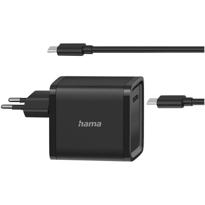 Hama Universal USB-C (45 W), Notebook Netzteil, Schwarz Hama Universal USB-C (45 W), Notebook Netzteil, Schwarz