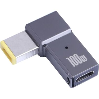 PowerGuard USB-C to Lenovo Square Notebook Charger Adapter (10.5 x 4.2mm) (100 W), Notebook Netzteil, Grau PowerGuard USB-C to Lenovo Square Notebook Charger Adapter (10.5 x 4.2mm) (100 W), Notebook Netzteil, Grau