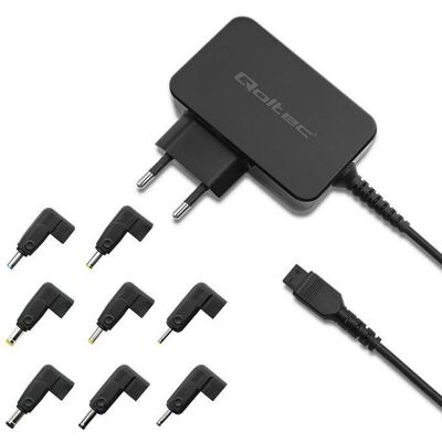 Qoltec Universelles Laptop-Netzteil 30W 8 Stecker (30 W), Notebook Netzteil, Schwarz Qoltec Universelles Laptop-Netzteil 30W 8 Stecker (30 W), Notebook Netzteil, Schwarz