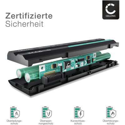 Cellonic Akku für ASUS K52J, X42D, X52N, P42F, A42 series, A42J, A42JB, A52JR, K42 (4400 mAh), Notebook Akku, Schwarz Cellonic Akku für ASUS K52J, X42D, X52N, P42F, A42 series, A42J, A42JB, A52JR, K42 (4400 mAh), Notebook Akku, Schwarz