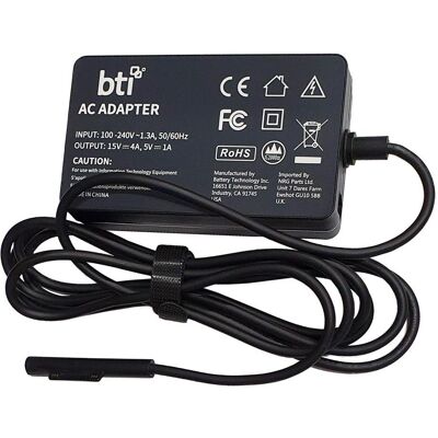 Origin 65w Ac Adapter For Surface (65 W), Notebook Netzteil, Schwarz Origin 65w Ac Adapter For Surface (65 W), Notebook Netzteil, Schwarz