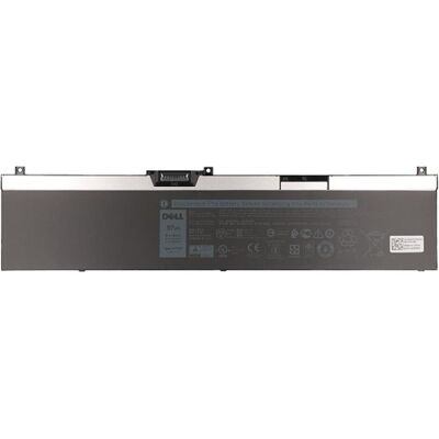 Dell Battery, 97WHR, 6 Cell (6 Zellen, 8000 mAh), Notebook Akku, Schwarz, Silber Dell Battery, 97WHR, 6 Cell (6 Zellen, 8000 mAh), Notebook Akku, Schwarz, Silber