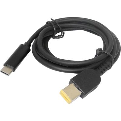 PowerGuard USB-C Lenovo Notebook PD Fast Charge 1.5m (Lenovo Square 10.5 x 4.2mm) 65W (65 W), Notebook Netzteil, Schwarz PowerGuard USB-C Lenovo Notebook PD Fast Charge 1.5m (Lenovo Square 10.5 x 4.2mm) 65W (65 W), Notebook Netzteil, Schwarz