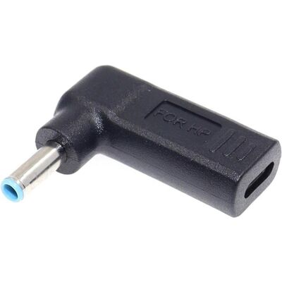 PowerGuard USB-C to HP 4.5 x 3mm Notebook PD Charger Adapter 65W 19.5V (65 W), Notebook Netzteil, Schwarz PowerGuard USB-C to HP 4.5 x 3mm Notebook PD Charger Adapter 65W 19.5V (65 W), Notebook Netzteil, Schwarz