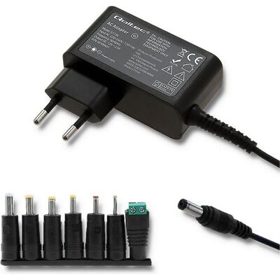 Qoltec 51736 - Universal - Indoor - 220 - 240 V - 30 W - 12 V - Schwarz (30 W), Notebook Netzteil, Schwarz Qoltec 51736 - Universal - Indoor - 220 - 240 V - 30 W - 12 V - Schwarz (30 W), Notebook Netzteil, Schwarz