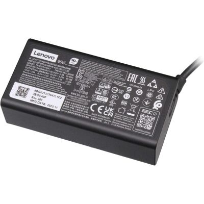 Lenovo 65W Power Adapter for (65 W), Notebook Netzteil, Schwarz Lenovo 65W Power Adapter for (65 W), Notebook Netzteil, Schwarz