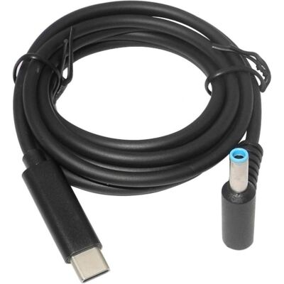 PowerGuard USB-C HP Notebook PD Fast Charge 1.5m (4.5 x 3.0mm, 0.6mm) 65W (65 W), Notebook Netzteil, Schwarz PowerGuard USB-C HP Notebook PD Fast Charge 1.5m (4.5 x 3.0mm, 0.6mm) 65W (65 W), Notebook Netzteil, Schwarz