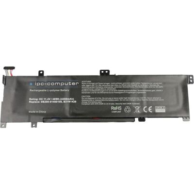 IPC B31N1429 (3 Zellen, 3400 mAh), Notebook Akku IPC B31N1429 (3 Zellen, 3400 mAh), Notebook Akku