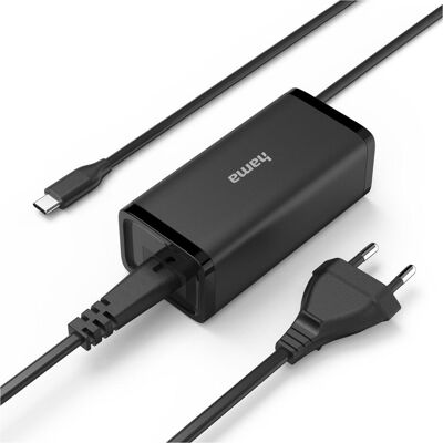 Hama Universal-USB-C-Notebook-Netzteil, GaN, Power Delivery (PD), 5-20V/100W (100 W), Notebook Netzteil, Schwarz Hama Universal-USB-C-Notebook-Netzteil, GaN, Power Delivery (PD), 5-20V/100W (100 W), Notebook Netzteil, Schwarz