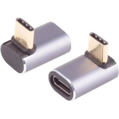 Shiverpeaks S/CONN maximum connectivity USB-C Adapter, 4.0, 90° Winkel oben/unten (USB Typ-C), Data + Video Adapter, Mehrfarbig, Grau Shiverpeaks S/CONN maximum connectivity USB-C Adapter, 4.0, 90° Winkel oben/unten (USB Typ-C), Data + Video Adapter, Mehrfarbig, Grau