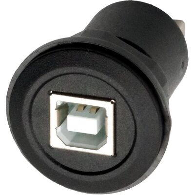 EXSYS Einbau-Adapter USB-B - USB-A (USB-A, USB-BC 1.2), Data + Video Adapter, Schwarz EXSYS Einbau-Adapter USB-B - USB-A (USB-A, USB-BC 1.2), Data + Video Adapter, Schwarz