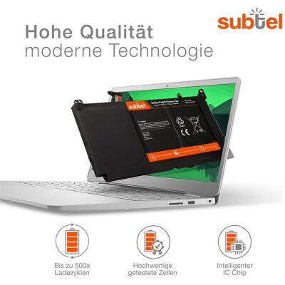 Subtel Akku für ASUS S551LA Vivobook, V551L, R451L, S551L, V551LA, V551LN (4500 mAh), Notebook Akku, Schwarz Subtel Akku für ASUS S551LA Vivobook, V551L, R451L, S551L, V551LA, V551LN (4500 mAh), Notebook Akku, Schwarz