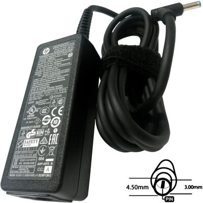 SIL Napájecà adaptÃr, 4.., originál HP (45 W), Notebook Netzteil, Schwarz SIL Napájecà adaptÃr, 4.., originál HP (45 W), Notebook Netzteil, Schwarz