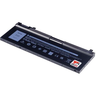 T6 Power Battery for Dell Precision 7530, 7540, 7730, 7740, 8420mAh, 64Wh, 4-cell, Li-pol (4 Zellen, 8420 mAh), Notebook Akku, Schwarz T6 Power Battery for Dell Precision 7530, 7540, 7730, 7740, 8420mAh, 64Wh, 4-cell, Li-pol (4 Zellen, 8420 mAh), Notebook Akku, Schwarz